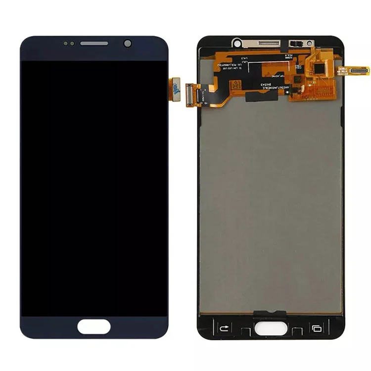 Samsung Galaxy için Note 5 LCD OLED Ekran Sayısallaştırıcı Montajı Çerçeveli