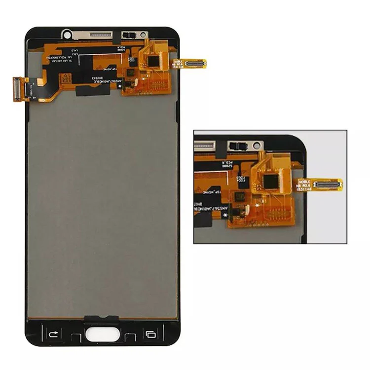 Samsung Galaxy için Note 5 LCD OLED Ekran Sayısallaştırıcı Montajı Çerçeveli