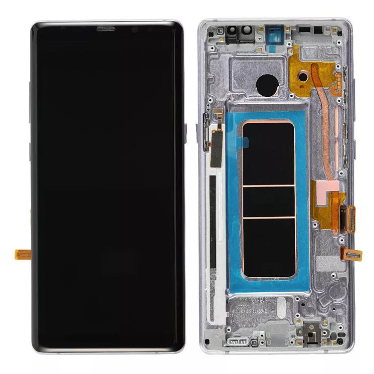 Samsung Galaxy için Not 8 LCD OLED Ekran Sayısal Montajı Çerçeveli