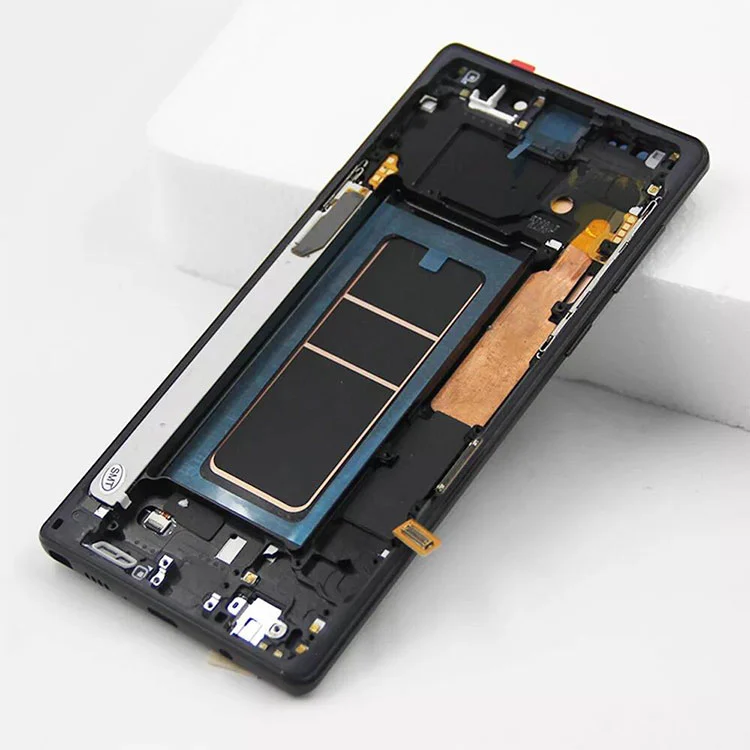 Samsung Galaxy Note 9 LCD OLED Ekran Sayısallaştırıcı Montajı Çerçeveli