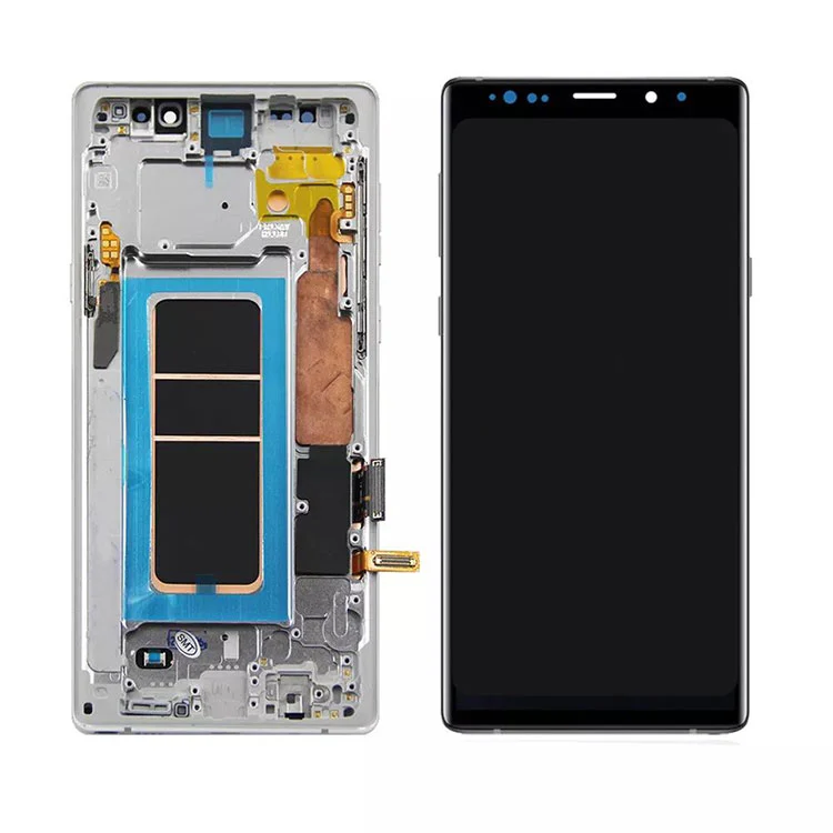Samsung Galaxy Note 9 LCD OLED Ekran Sayısallaştırıcı Montajı Çerçeveli