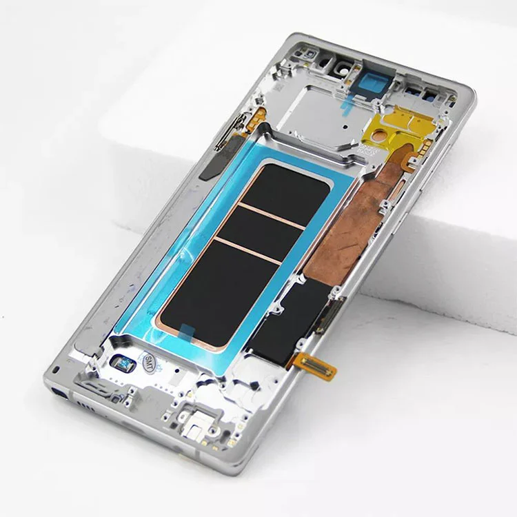 Samsung Galaxy Note 9 LCD OLED Ekran Sayısallaştırıcı Montajı Çerçeveli