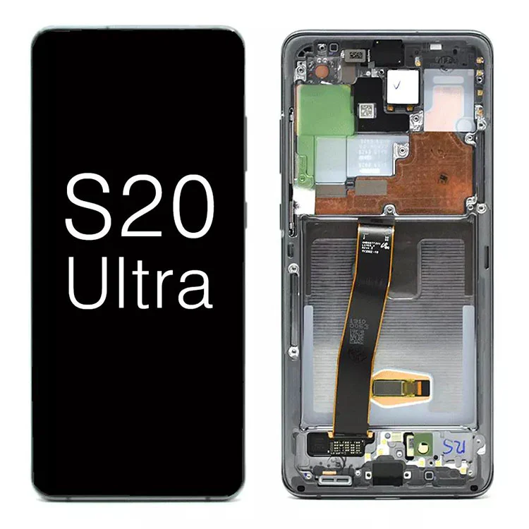 Samsung Galaxy S20 Ultra G988 5G OLED ekran LCD Dokunmatik Ekran Değiştirme