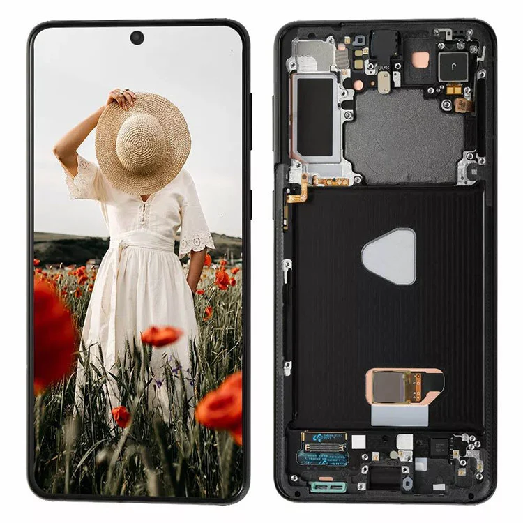 Samsung Galaxy S21 artı LCD ekran dokunmatik ekran montajı için